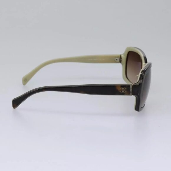 CHANEL Sunglasses plastic Brown CC Auth am7632 - Picture 8 of 15